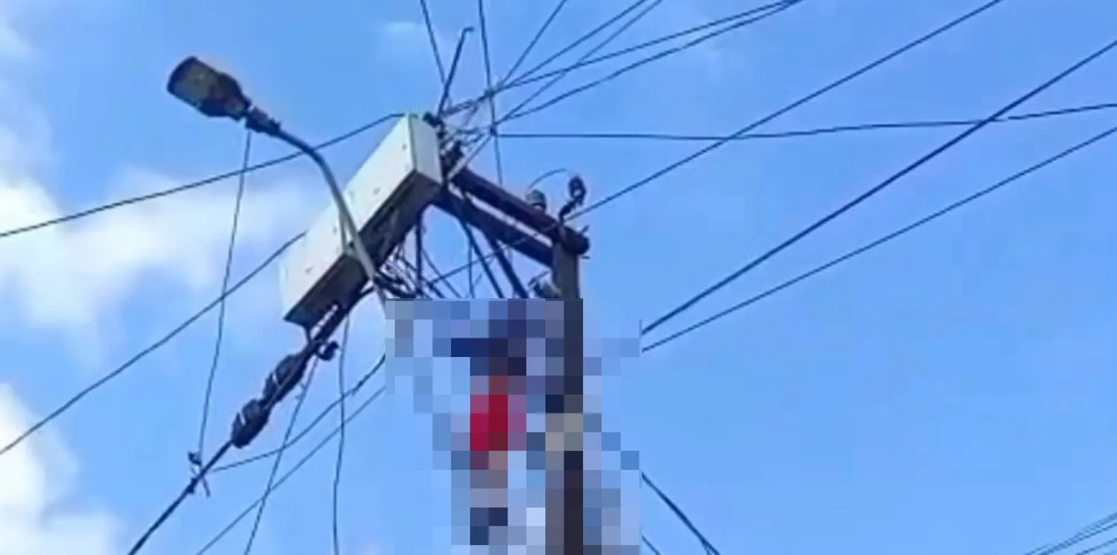 Um homem morreu após descarga elétrica em poste em Ananindeua.