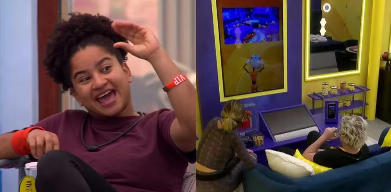 Juliano e Ana Paula acompanham a Central do Líder enquanto recebem sinais discretos de Milena, que também detém um poder decisivo para o próximo paredão.