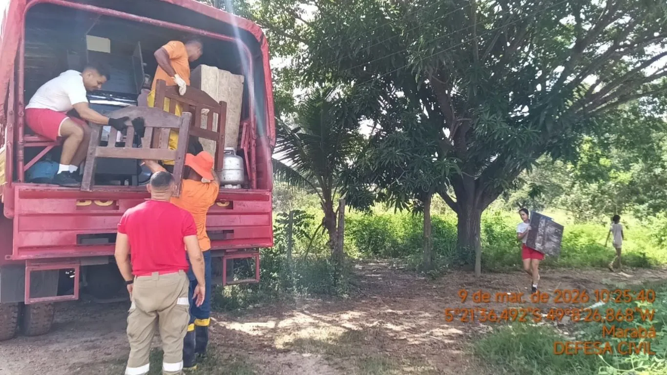 A subida acelerada do nível dos rios Tocantins e Itacaiúnas colocou a Defesa Civil de Marabá em estado de alerta máximo.