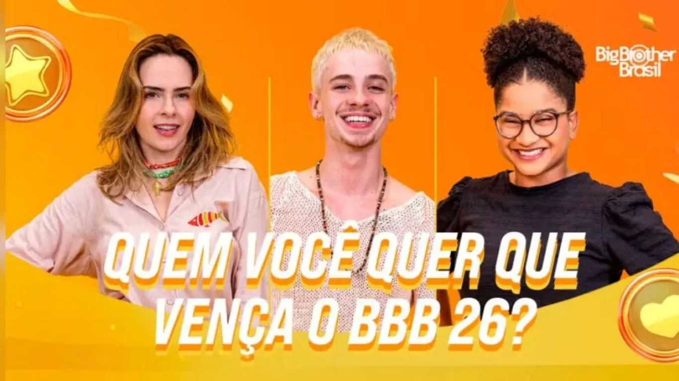 O trio que disputará o prêmio do reality: Ana Paula Renault, Juliano Floss e Milena Lages.