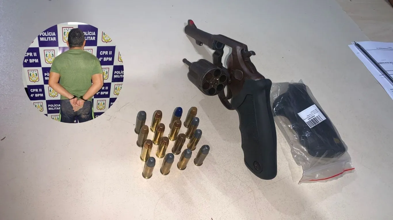 Diante da localização da arma, o suspeito confessou a autoria dos disparos