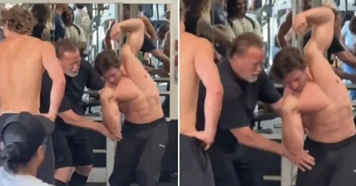 Schwarzenegger nunca abandonou o universo da musculação, mesmo após décadas de carreira no cinema e na política.