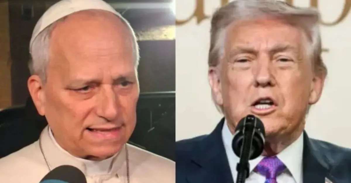 Leão XIV respondeu que não pretende entrar em debate com o presidente americano e que não enxerga seu papel como o de um político.