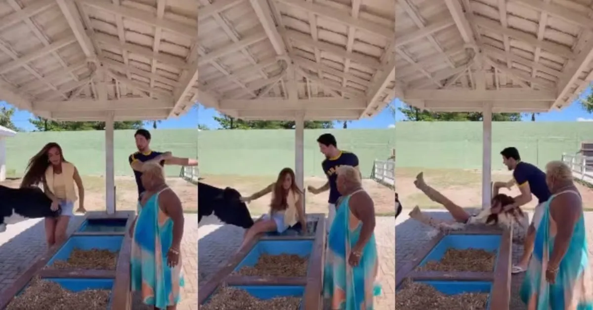 A cena foi registrada nesta sexta-feira (17) e viralizou rapidamente.