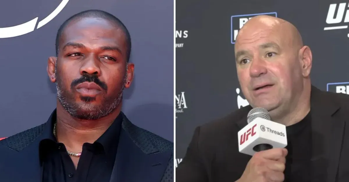 Jon Jones e Dana White.