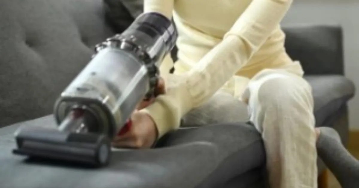 Além do sofá, o mesmo método pode ser usado em tapetes, almofadas e cortinas.