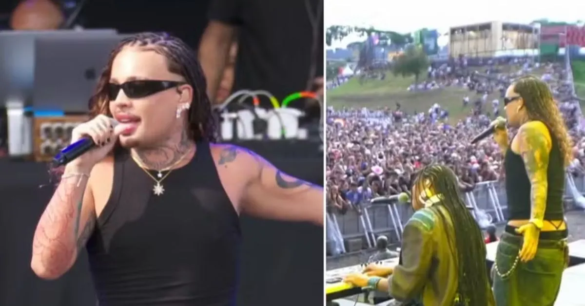 O convite para dividir o palco partiu da própria Negra Li.