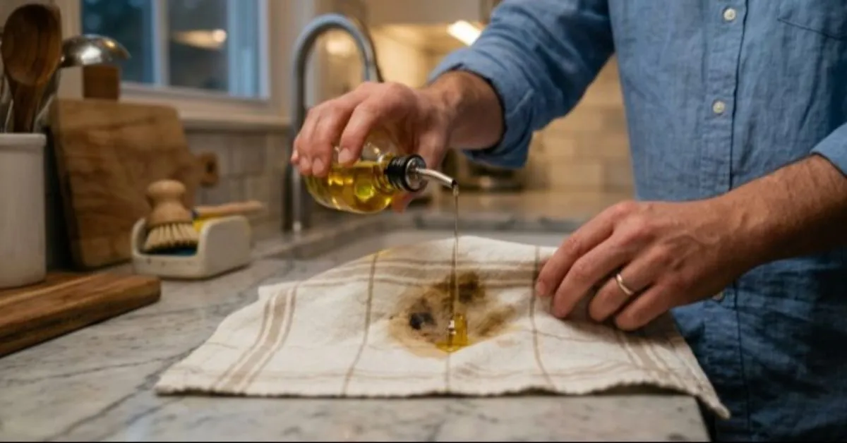 Para obter melhores resultados, use óleo vegetal claro e detergente neutro ou próprio para louças.