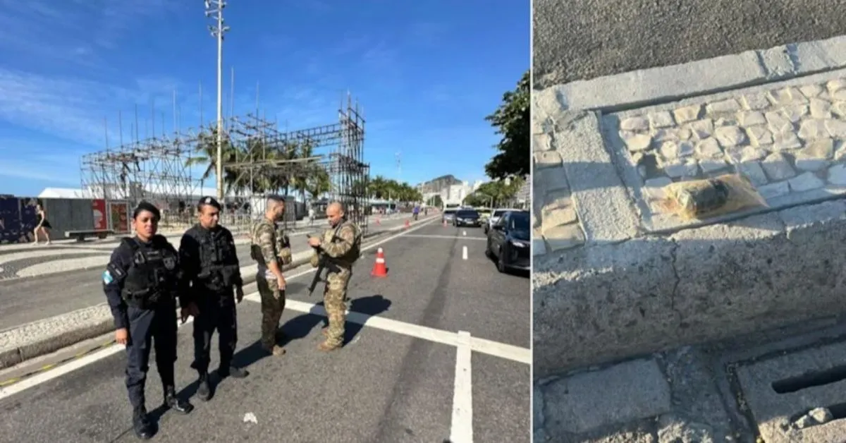 Esquadrão antibomba foi acionado e intem será periciado.