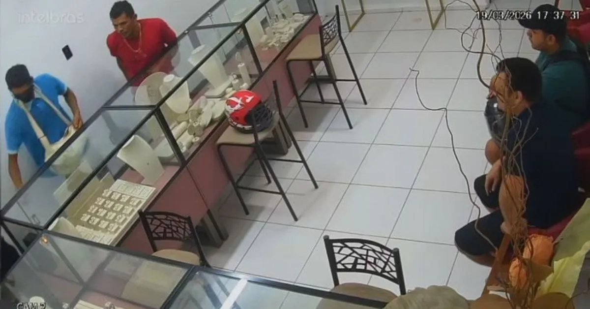 Os suspeitos fizeram a limpa na joalheria