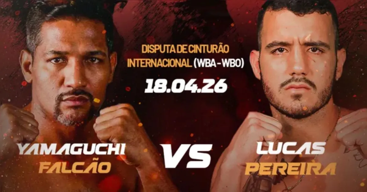 Yamaguchi Falcão e Lucas Pereira se enfrentam em uma disputa pelo cinturão internacional.