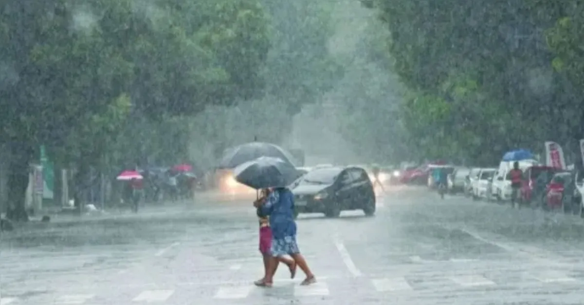 Vem muita chuva por aí, segundo o Inmet
