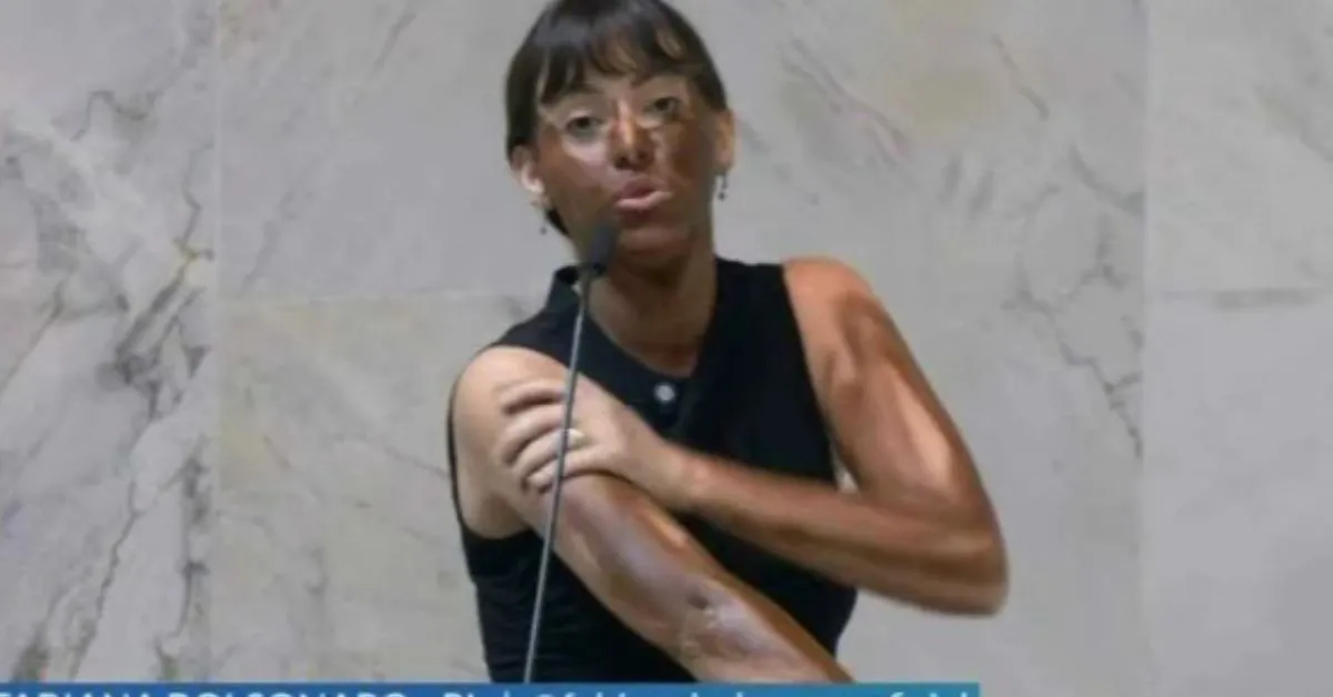 Fabiana criticou a eleição de Érika Hilton para a  presidência da Comissão dos Direitos da Mulher da Câmara dos Deputados.