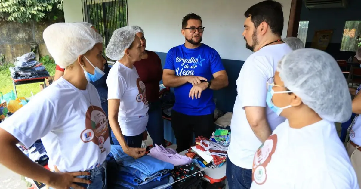 Ação da Proex realizada em 2025, em Outeiro