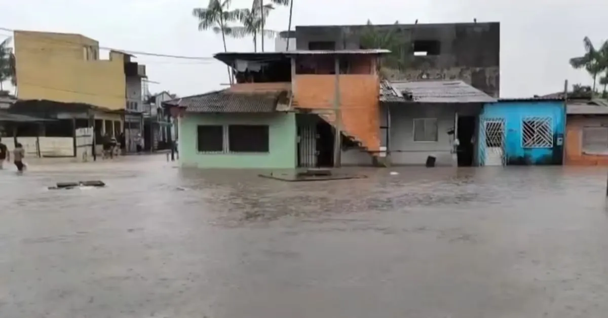 As chuvas em Belém causaram alagamentos nos últimos dias.