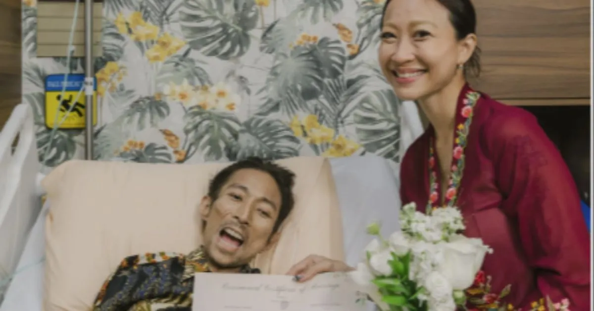 O casamento aconteceu enquanto Eugene enfrentava um câncer urotelial em estágio 4