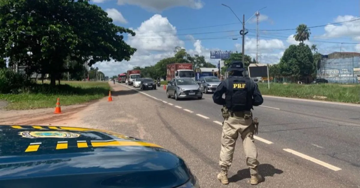 PRF intensificou a fiscalização nas rodovias federais do Pará durante a Operação Tiradentes 2026, com foco na segurança viária e no combate a crimes