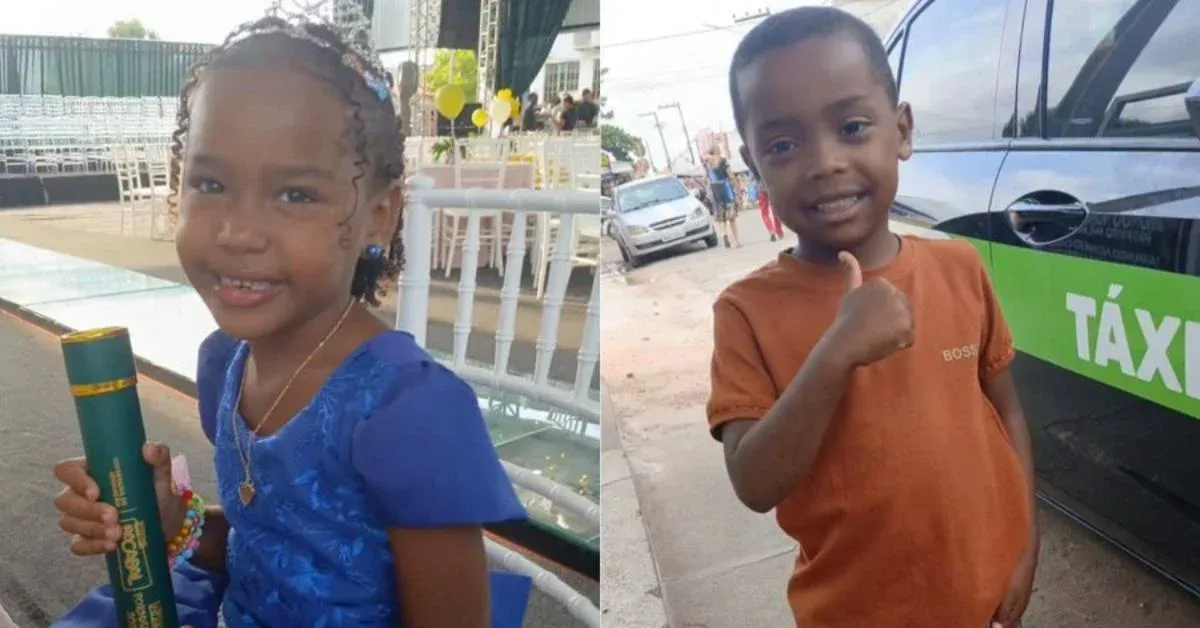 Irmãos Ágatha Isabelly e Allan Michael estão desaparecidos há 24 dias em Bacabal, no Maranhão.