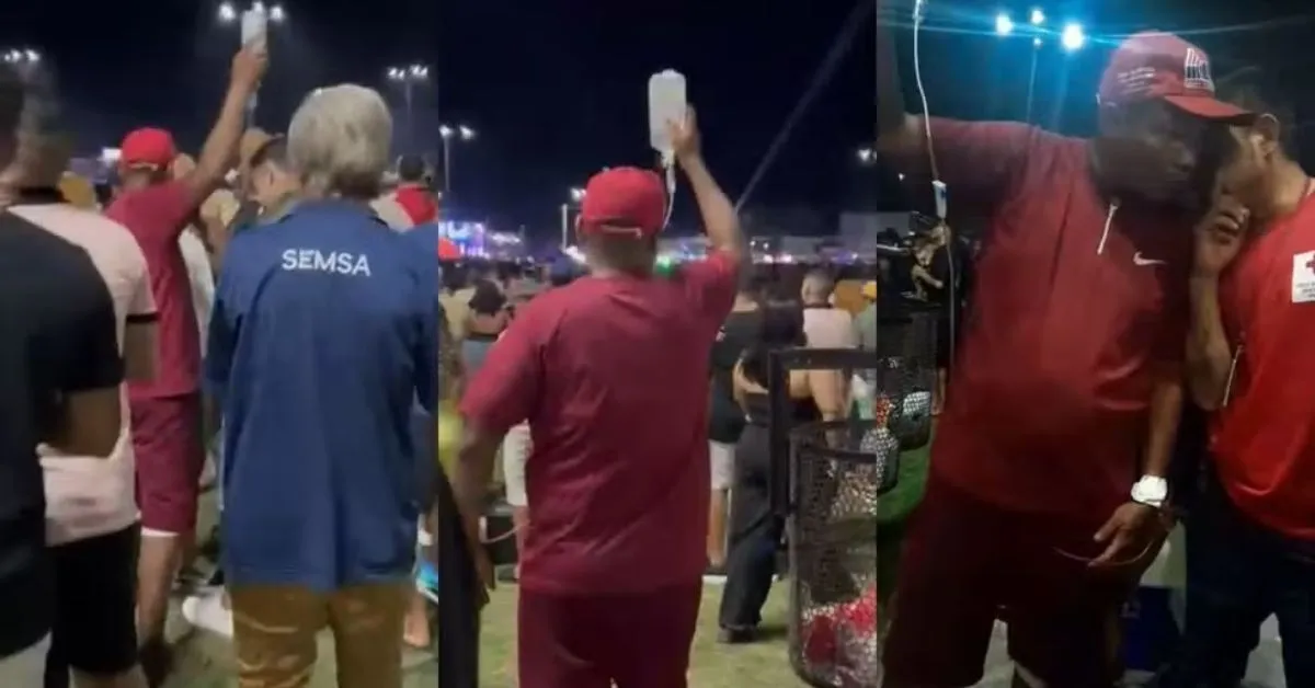 Muitos internautas comentaram sobre os riscos de manter acesso venoso durante atividades físicas como dança.