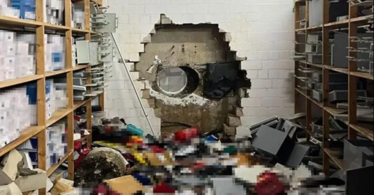 Segundo a polícia local, mais de 3 mil cofres individuais foram arrombados durante a ação criminosa.