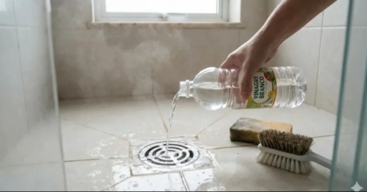 Embora não substitua uma limpeza profissional do encanamento, o vinagre branco ajuda a retardar problemas comuns em banheiros, cozinhas e áreas de serviço.