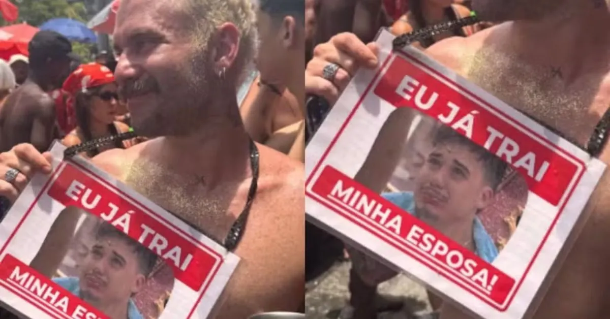 A fantasia viralizou nas redes sociais depois que uma página dedicada ao Carnaval publicou a imagem.
