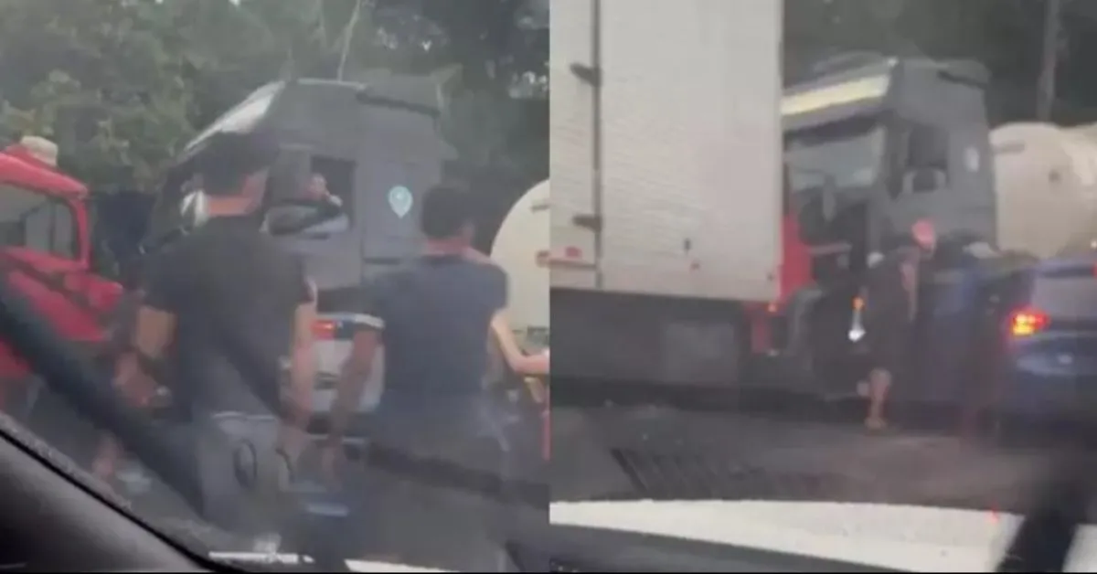 Uma manobra irregular teria provocado o choque entre os quatro veículos.