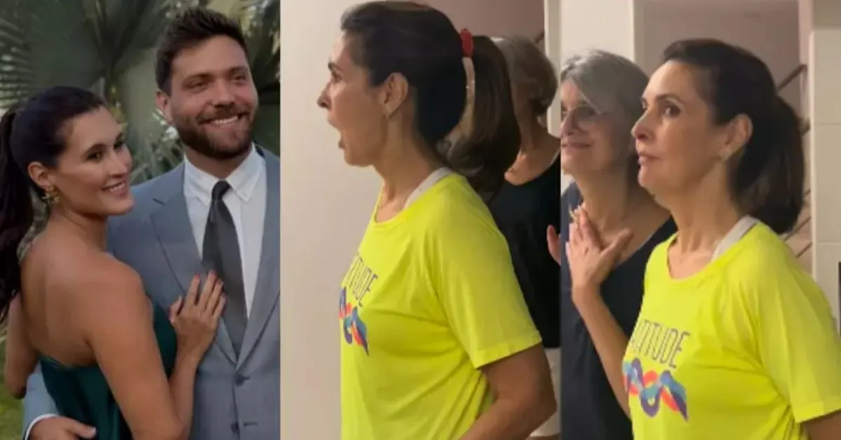 Namorado de Beatriz Bonner tenta se defender, mas Fátima Bernades rebate.