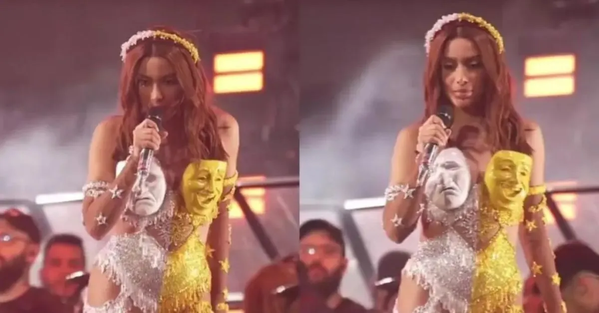 Fãs relataram nas redes sociais que a artista já demonstrava irritação diante de uma sequência de falhas atribuídas à produção.