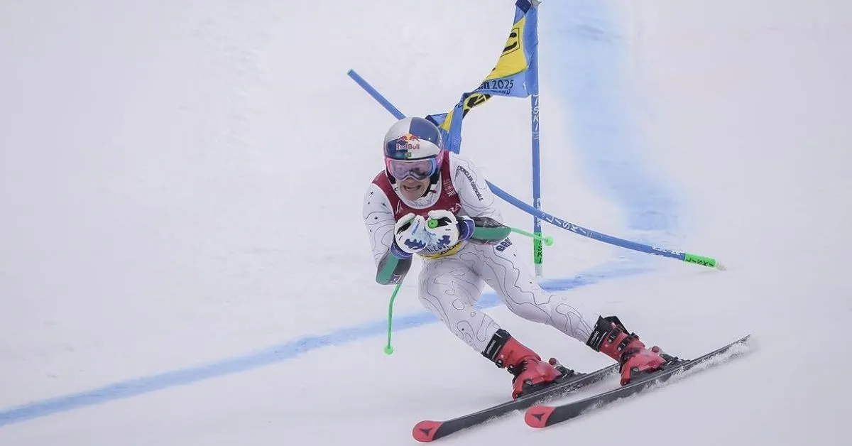 Lucas, o sonho do ouro no esqui.