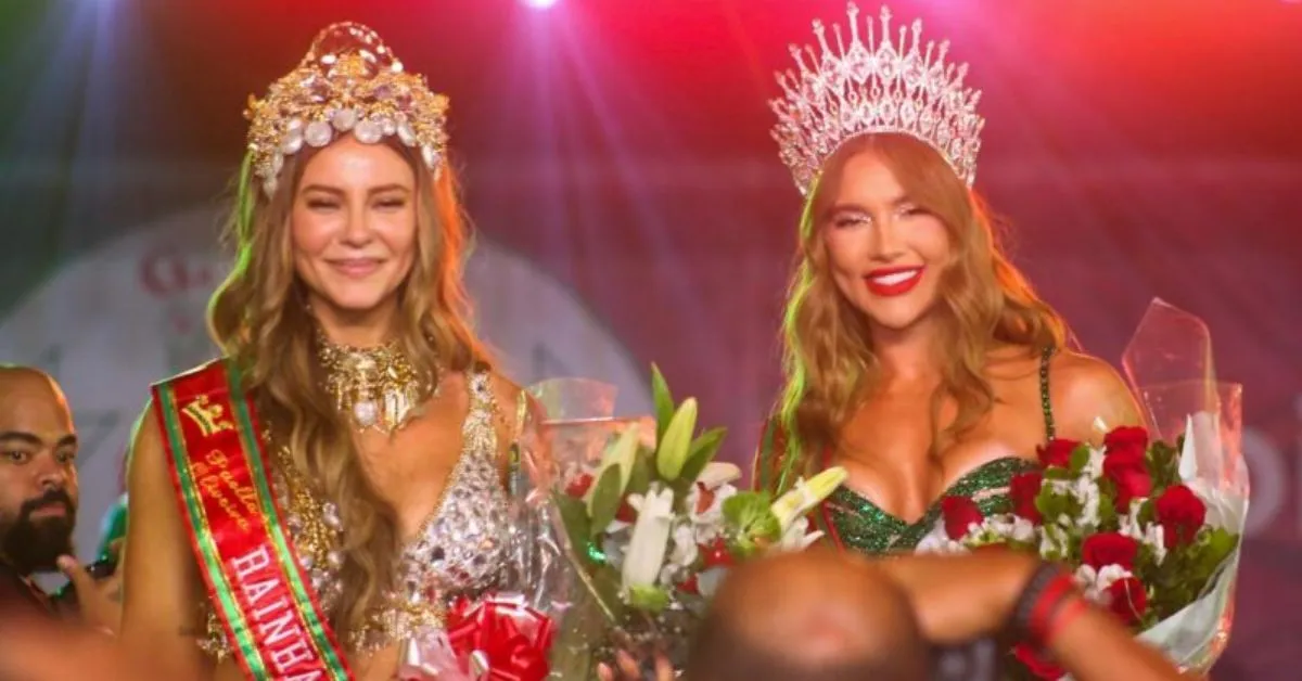 Virginia assumiu o posto de rainha de bateria da Grande Rio que era de Paolla Oliveira.