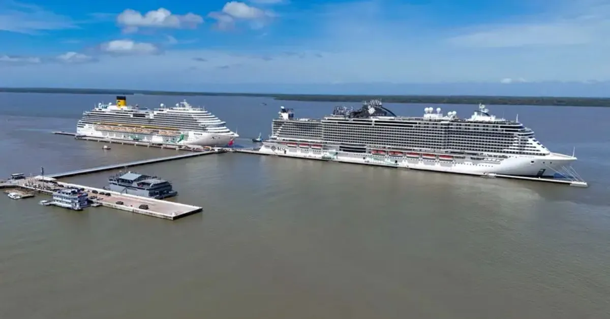 Imagem ilustrativa da notícia: Cruzeiro com 700 alemães aporta em Outeiro em fevereiro