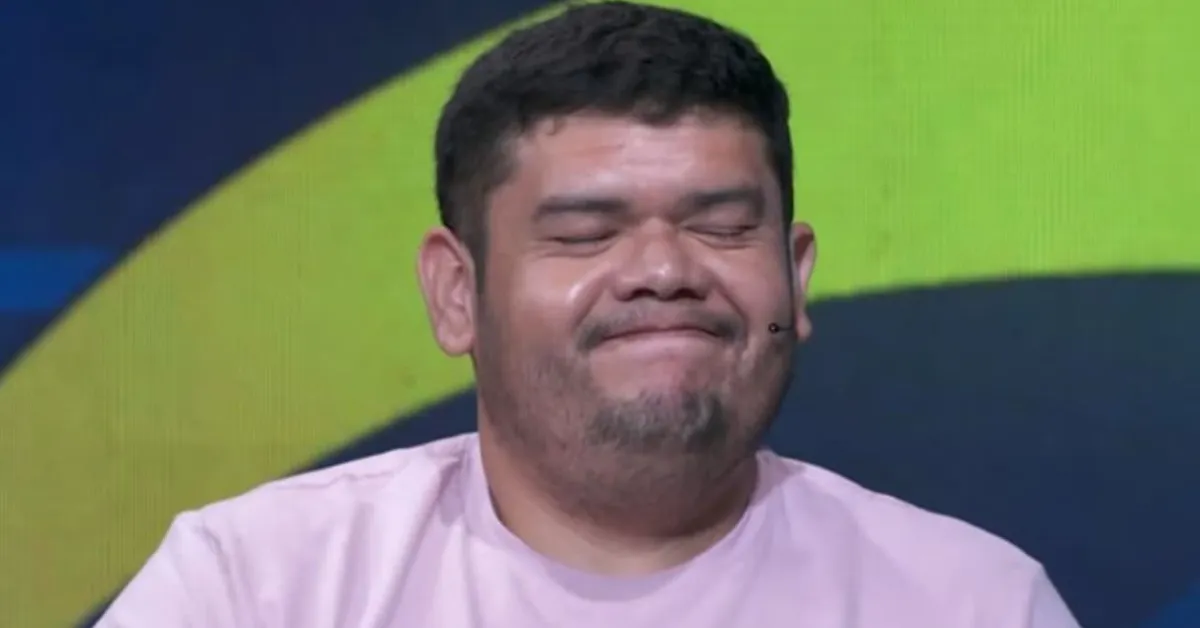 Luiz Cordovil durante participação no Quem Quer Ser um Milionário?