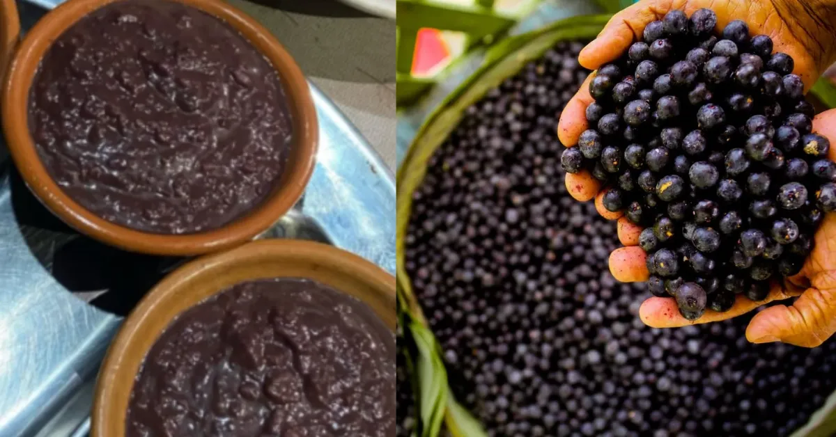 Mingau de Açaí é uma das receitas tradicionais da culinária amazônica