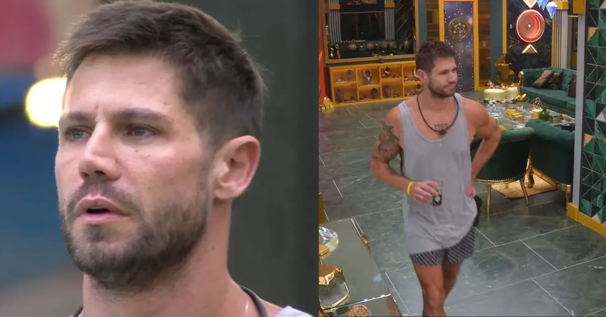 Jonas Sulzbach após punição no BBB 26; erro do brother levou toda a casa ao temido Tá Com Nada.