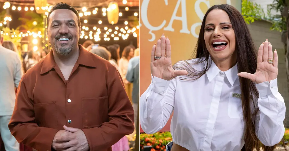 Belo contracena com Viviane Araújo na novela Três Graças.