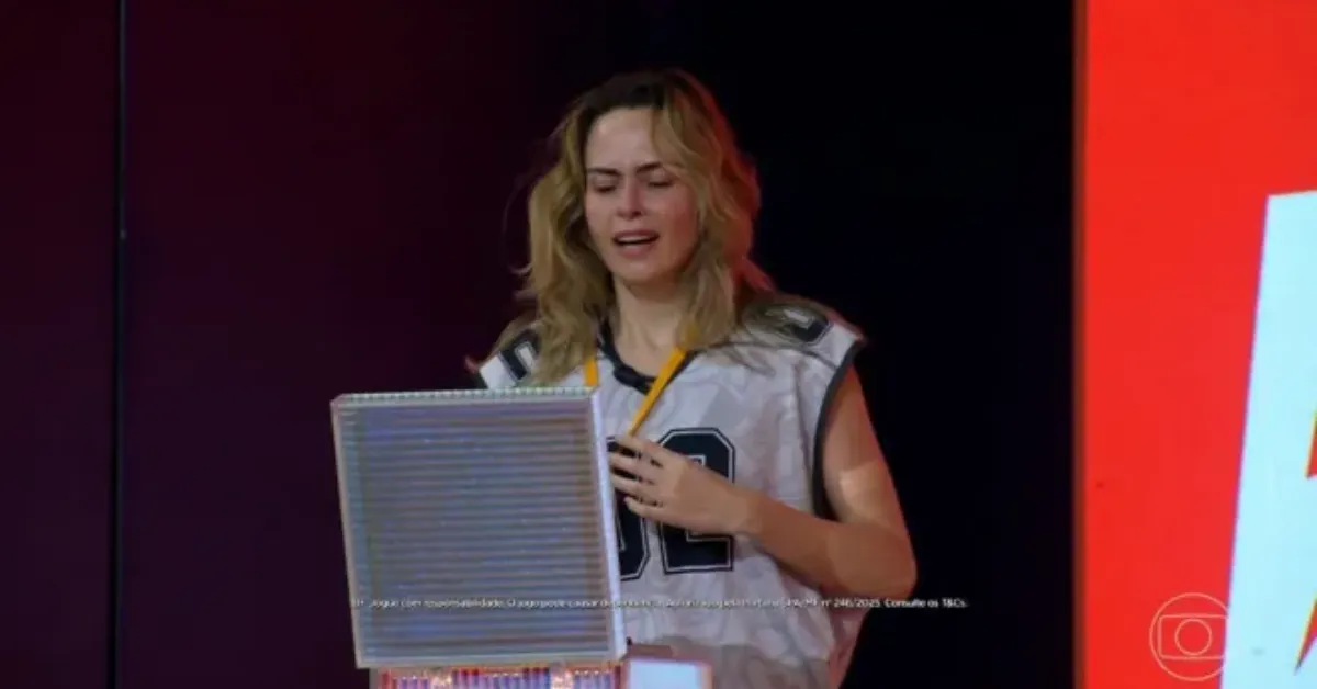 Ana Paula Renault comemora vitória na Prova do Líder e garante vaga antecipada no Top 10 do BBB 26.