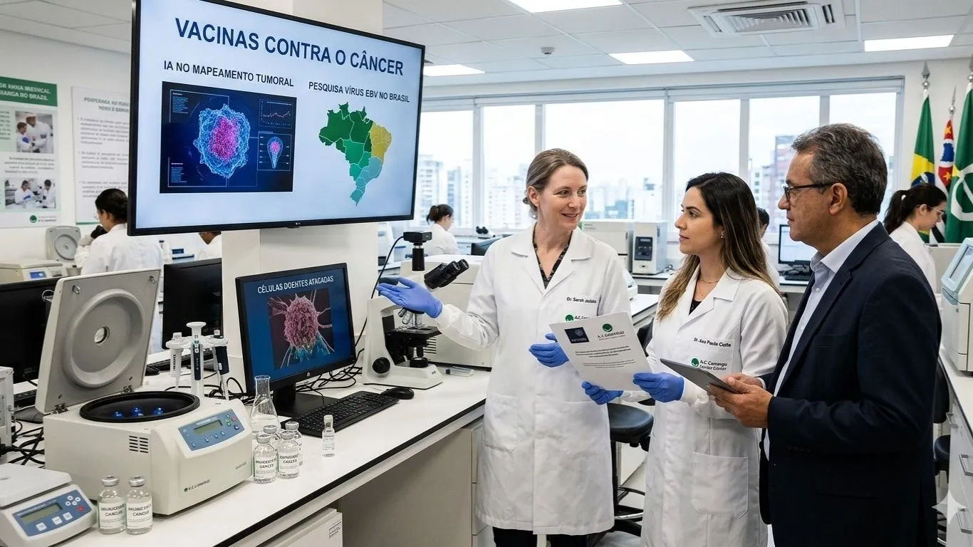 Pesquisadores utilizam modelos de inteligência artificial para identificar alvos específicos em células tumorais.