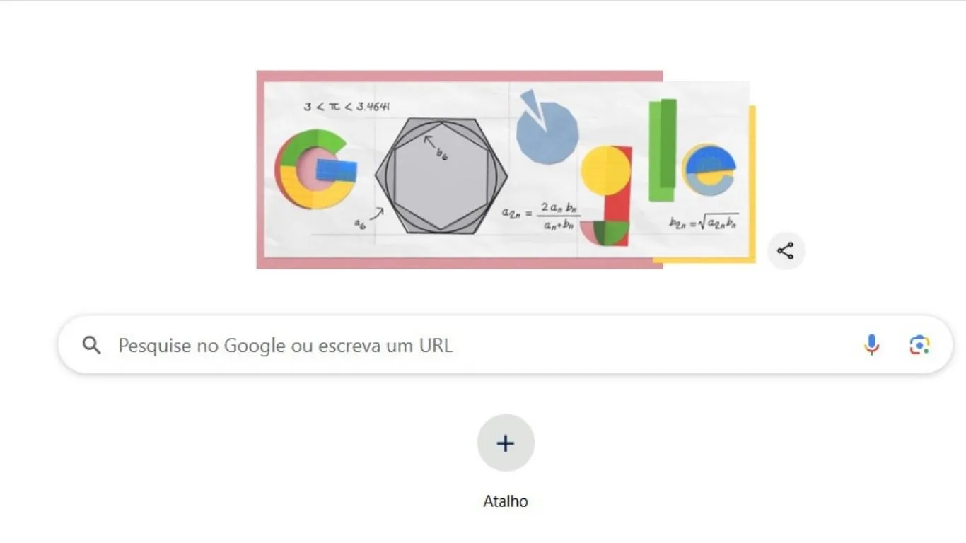 Google homenageia o dia do Pi com Doodle interativo