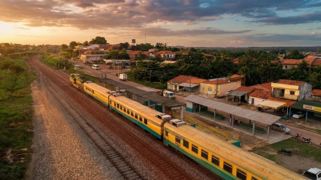 Composição da EFC percorre 861 km entre os estados do Maranhão e Pará, garantindo transporte seguro para milhares de passageiros.