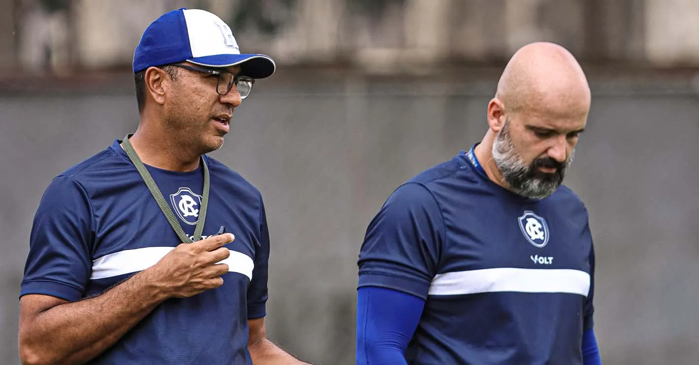 Felipe Surian (esquerda) e Flávio Garcia (direita) comandaram o Leão na estreia da Copa Norte