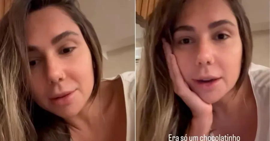 A influenciadora explicou que acabou seguindo as instruções e compartilhou o link com amigos e conhecidos.