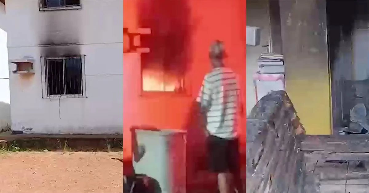 Fogo assustou moradores e destruiu parcialmente o apartamento