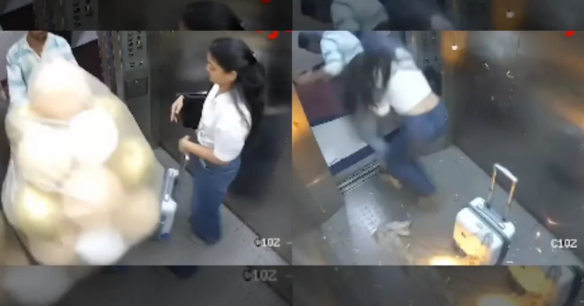 As três pessoas saíram do elevador às pressas, sofrendo queimaduras, mas sem risco de morte.