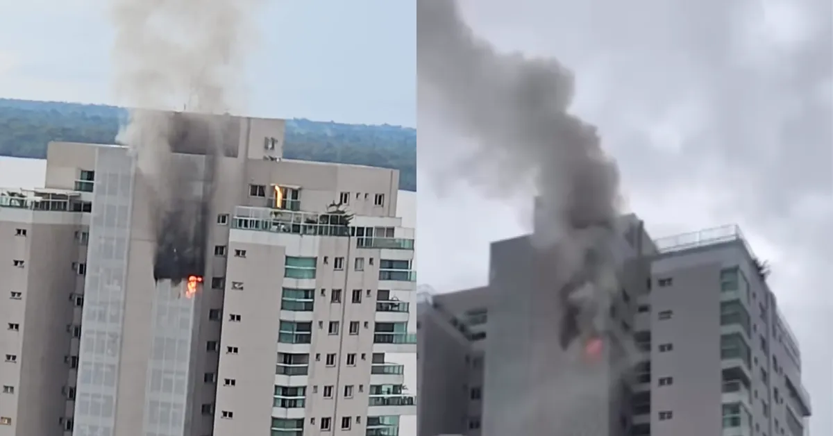 Corpo de Bombeiros já está no local.