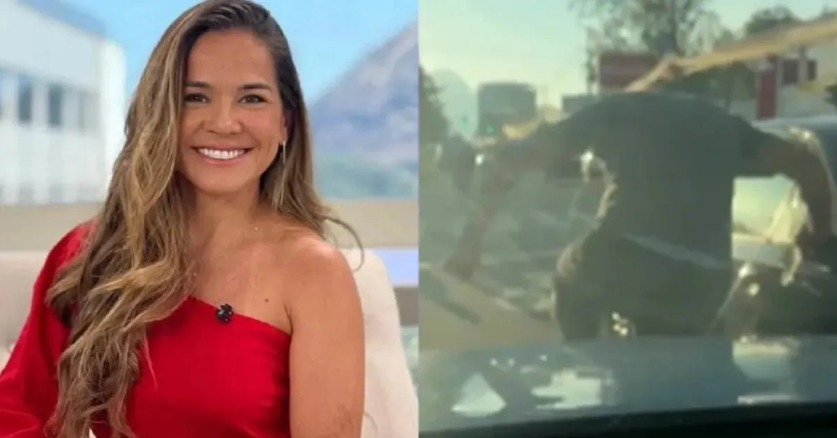 A confusão teve início na manhã desta segunda-feira (6), quando a apresentadora colidiu com o veículo do suspeito, de 67 anos, enquanto trafegava em uma avenida da capital carioca.