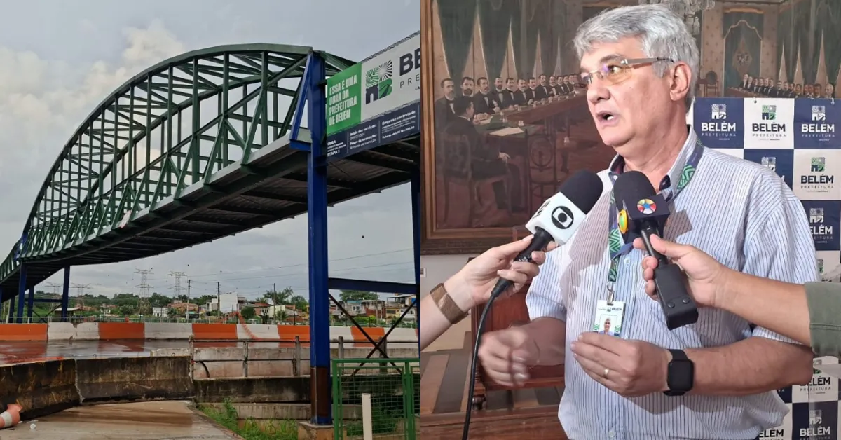 Passarela será removida para análise