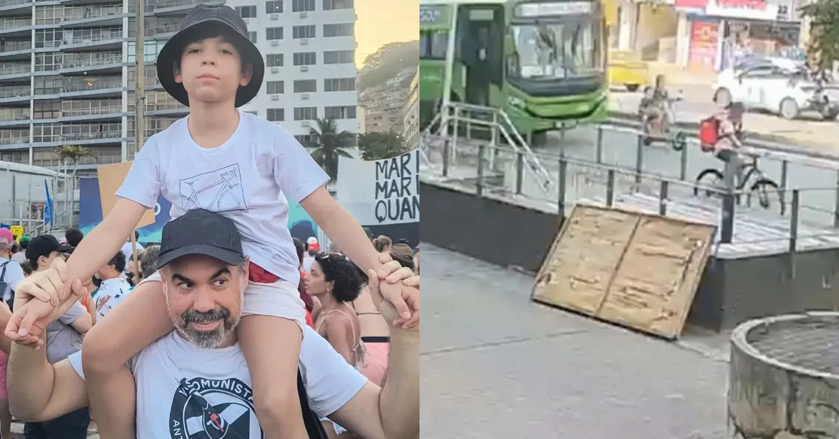 Após o acidente, o humorista fez uma publicação lamentando a morte do filho.