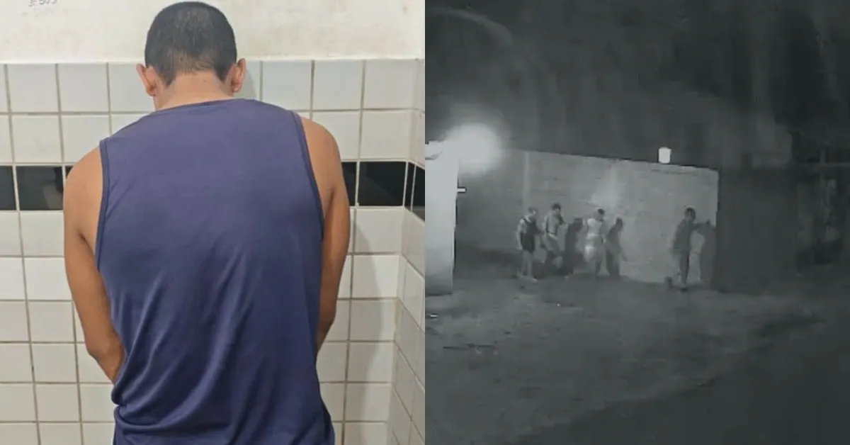 Tentou fuga cinematográfica pelo telhado, mas foi alcançado