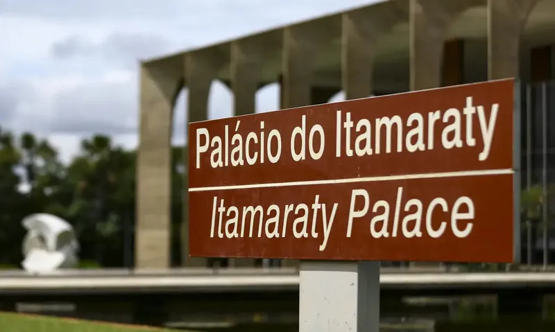Fachada do Palácio do Itamaraty, sede do Ministério das Relações Exteriores